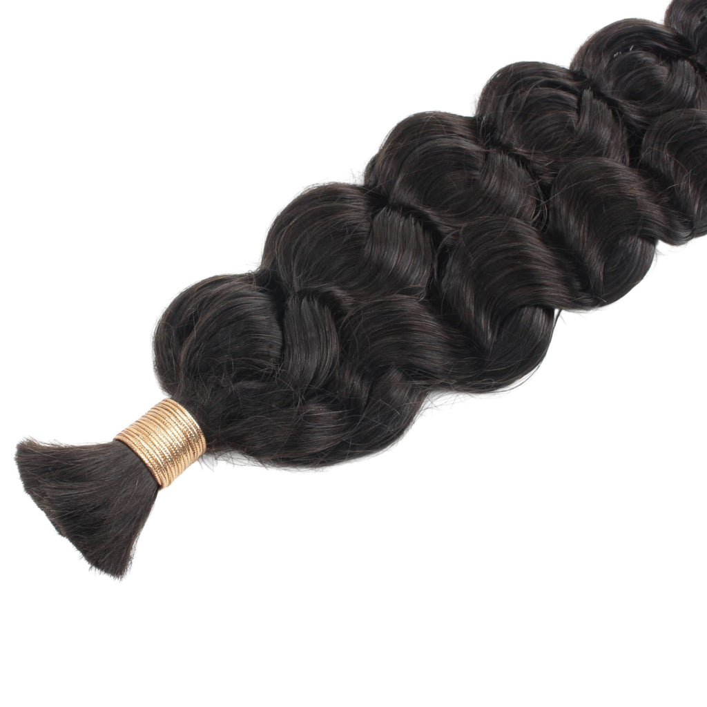 Latin Wave Bulk 100% Human Braiding Hair